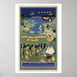 Eastern Canada And Newfoundland Are Calling Poster