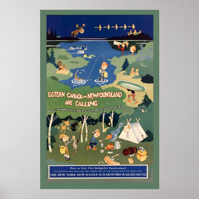 Eastern Canada and Newfoundland Quebec New Poster (Front)