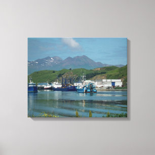 Eastern Channel, Dutch Harbour, AK Canvas Print