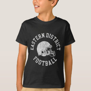 Eastern District Football Throwback Football Helme T-Shirt