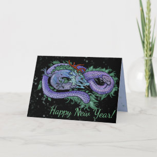 Eastern Dragon Eternity Holiday Card