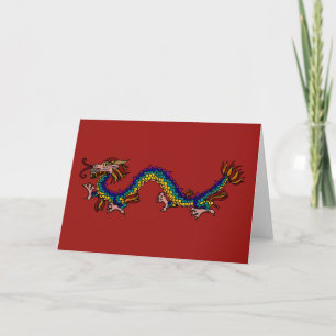 Eastern Dragon Holiday Card