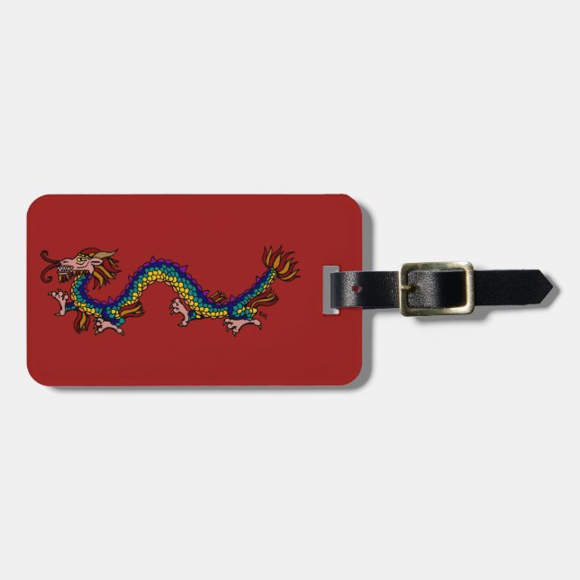 Eastern Dragon Luggage Tag (Front Horizontal)