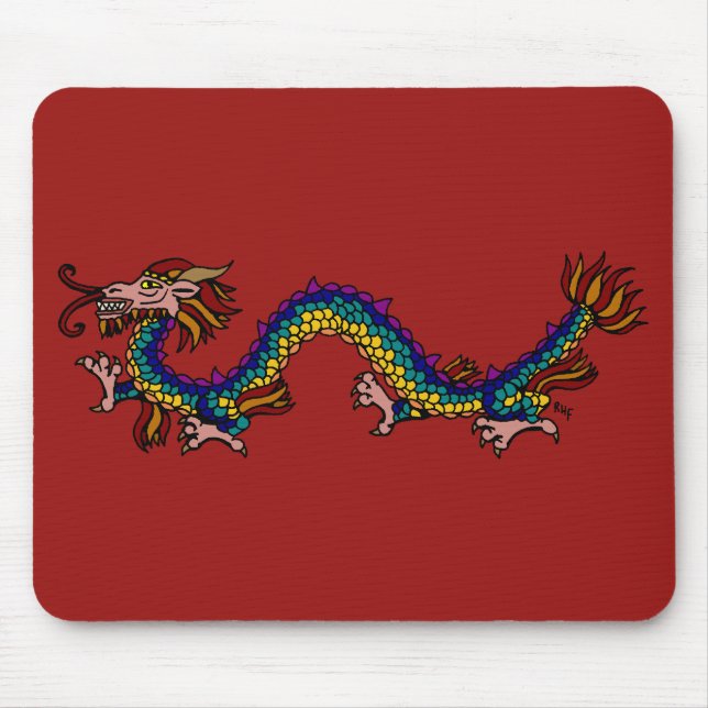 Eastern Dragon Mouse Mat (Front)