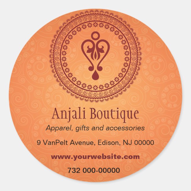 Eastern Embellished Promotional Sticker (Front)