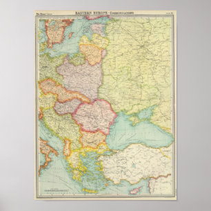 Eastern Europe communications Poster
