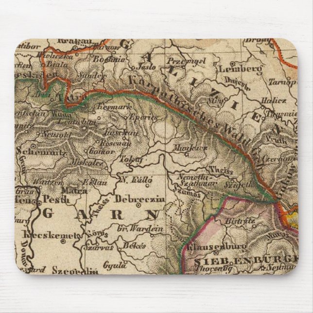 Eastern Europe Mouse Mat (Front)