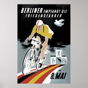 Eastern Germany Poster Berlin welcomes the peace