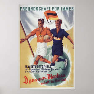 Eastern Germany Propaganda Poster -GDRSoviet