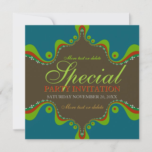 Eastern Goddess Special Invitations (Front)