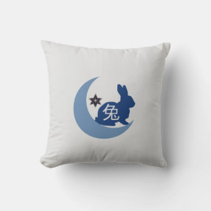 "Eastern Grace: Chinese Pattern Pillow" Cushion
