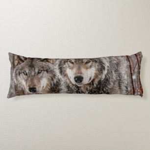Eastern Gray Wolf Body Cushion