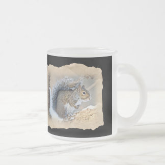 Eastern Grey Squirrel - Sciurus carolinensis Frosted Glass Coffee Mug
