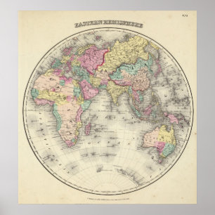 Eastern Hemisphere 16 Poster