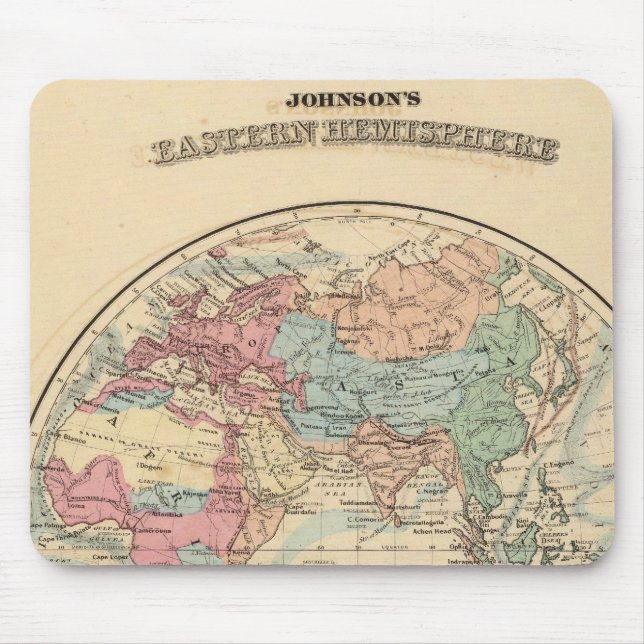 Eastern Hemisphere 5 Mouse Mat (Front)