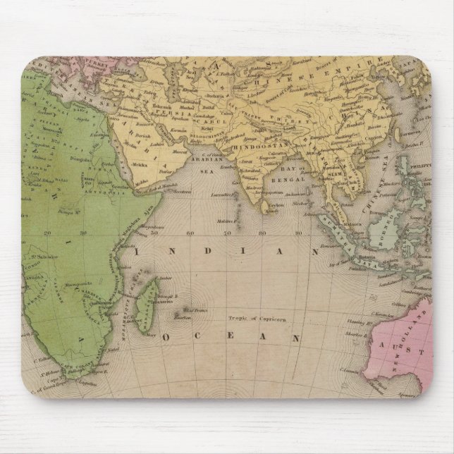 Eastern Hemisphere 7 Mouse Mat (Front)