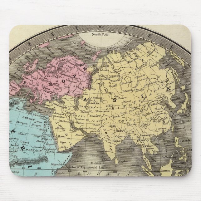Eastern Hemisphere 9 Mouse Mat (Front)
