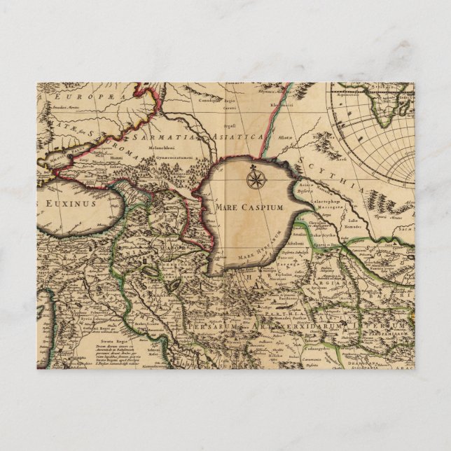 Eastern Hemisphere and Rome Postcard (Front)