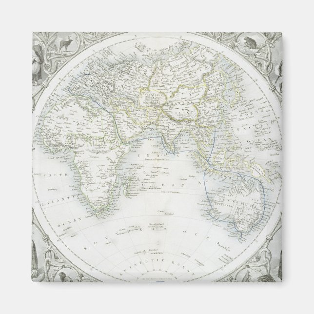 Eastern Hemisphere, from a Series of World Maps pu Magnet (Front)