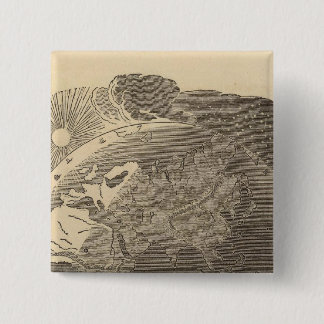 Eastern Hemisphere Map by Goodrich 15 Cm Square Badge