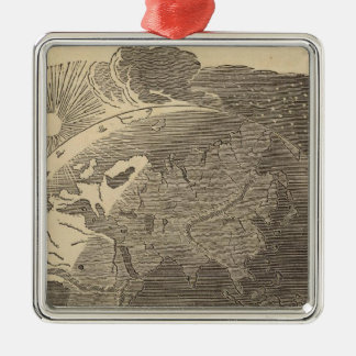Eastern Hemisphere Map by Goodrich Metal Tree Decoration