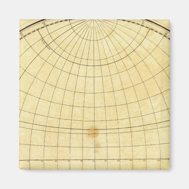 Eastern Hemisphere Outline Magnet (Front)