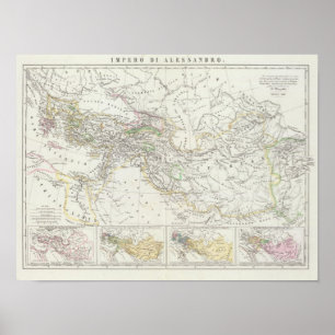 Eastern Hemisphere World Map Poster