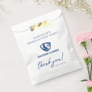 Eastern Illinois Panthers Head and Wordmark Logo Favour Bags