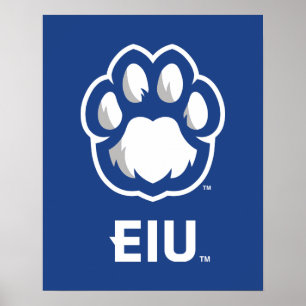 Eastern Illinois Panthers Paw Print & EIU