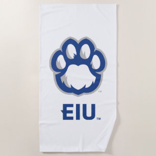 Eastern Illinois Panthers Paw Print & EIU Beach Towel