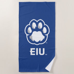 Eastern Illinois Panthers Paw Print & EIU Beach Towel