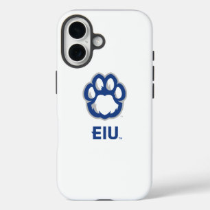 Eastern Illinois Panthers Paw Print & EIU iPhone 16 Case