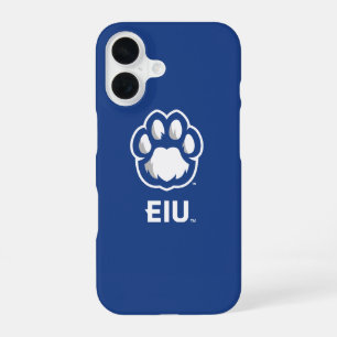 Eastern Illinois Panthers Paw Print & EIU iPhone 16 Case
