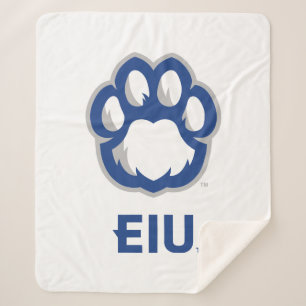 Eastern Illinois Panthers Paw Print & EIU Sherpa Blanket