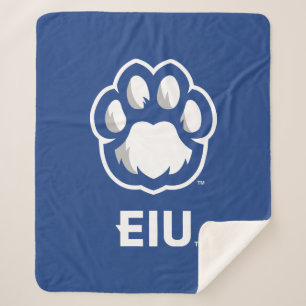 Eastern Illinois Panthers Paw Print & EIU Sherpa Blanket