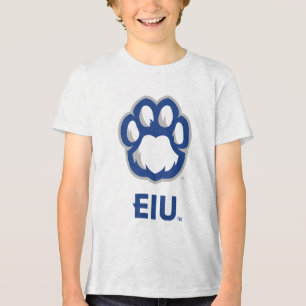 Eastern Illinois Panthers Paw Print & EIU Tri-Blend Shirt