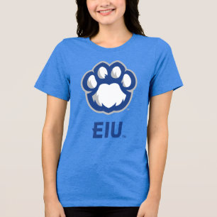 Eastern Illinois Panthers Paw Print & EIU Tri-Blend Shirt