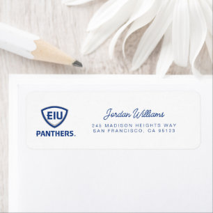 Eastern Illinois Panthers Shield & Wordmark Logo