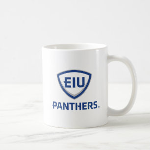 Eastern Illinois Panthers Shield & Wordmark Logo Coffee Mug