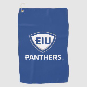 Eastern Illinois Panthers Shield & Wordmark Logo Golf Towel