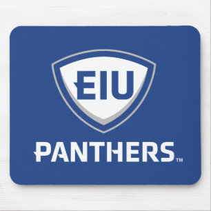 Eastern Illinois Panthers Shield & Wordmark Logo Mouse Mat