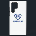 Eastern Illinois Panthers Shield & Wordmark Logo Samsung Galaxy Case<br><div class="desc">This design combines two key elements representing Eastern Illinois University (EIU). At the top, the acronym "EIU" is displayed in bold, sans-serif letters within a shield-like shape, rendered in blue and grey. This shield symbolises strength and protection, representing the university's values. Below the shield, the word "PANTHERS" is presented in...</div>
