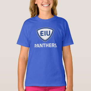 Eastern Illinois Panthers Shield & Wordmark Logo T-Shirt