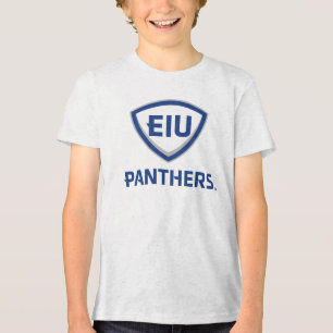 Eastern Illinois Panthers Shield & Wordmark Logo Tri-Blend Shirt