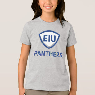 Eastern Illinois Panthers Shield & Wordmark Logo Tri-Blend Shirt