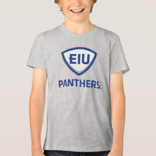 Eastern Illinois Panthers Shield & Wordmark Logo Tri-Blend Shirt