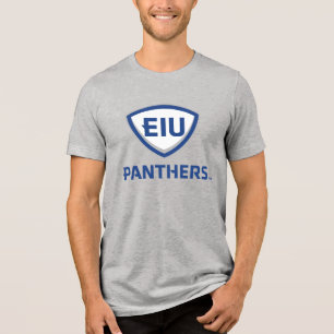 Eastern Illinois Panthers Shield & Wordmark Logo Tri-Blend Shirt