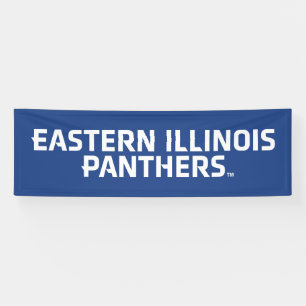 Eastern Illinois Panthers Text Logo Banner