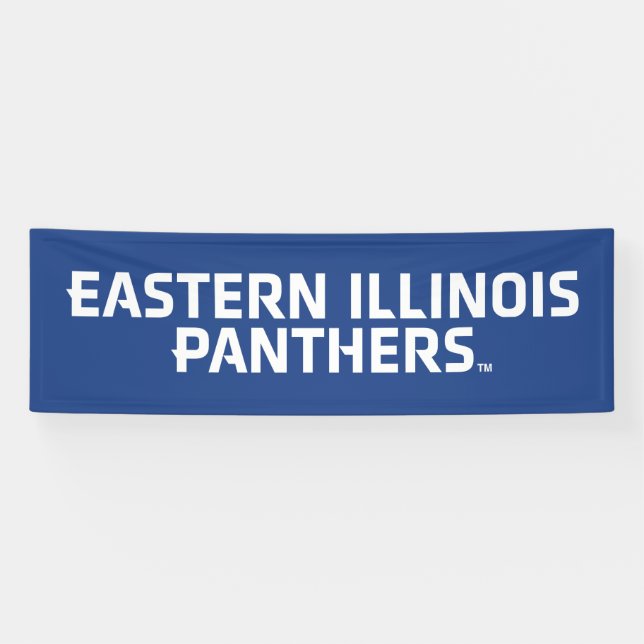 Eastern Illinois Panthers Text Logo Banner (Horizontal)