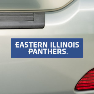 Eastern Illinois Panthers Text Logo Bumper Sticker